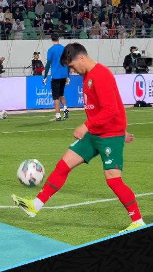 براهيم دياز يستعرض مهاراته قبل مشاركته الأولى مع المغرب